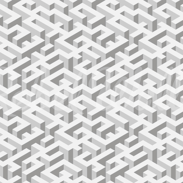 Tapet cu design geometric in gri - Mace Game