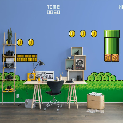 World One, Day wallpaper cu tematică retro din jocurile video