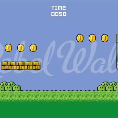 World One, Day wallpaper cu tematică retro din jocurile video