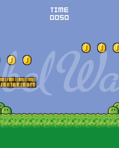 World One, Day wallpaper cu tematică retro din jocurile video