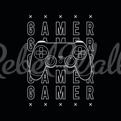 Fototapet Gamer Negru
