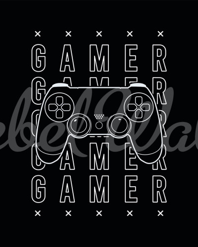 Fototapet Gamer Negru