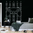 Fototapet Gamer Negru Fototapet Gamer Negru