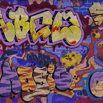 Graffiti, Colorful, Rebel Walls