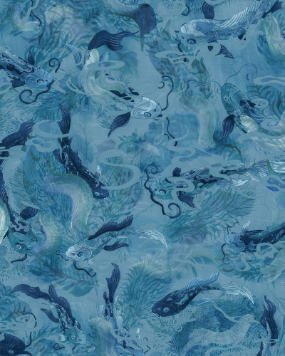 Atlantis Fish, Blue, Rebel Walls