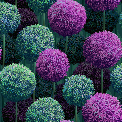 Elysian Flowers, Lilac, Rebel Walls