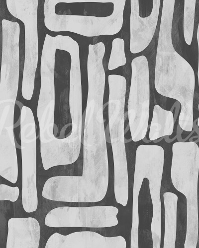 Aesthetic Shapes, Gray, Rebel Walls