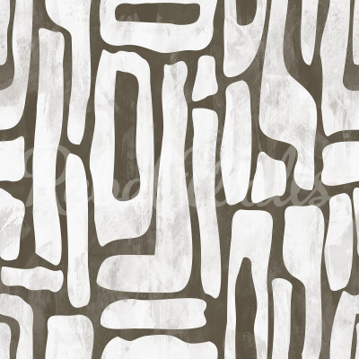 Aesthetic Shapes, Brown, Rebel Walls