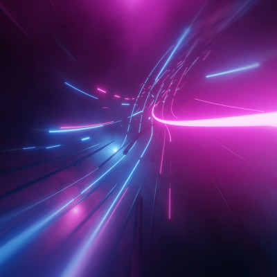 Tapet cu efect 3D - The Speed of Light, Midnight