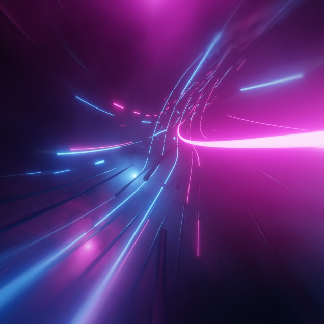 Tapet cu efect 3D - The Speed of Light, Midnight