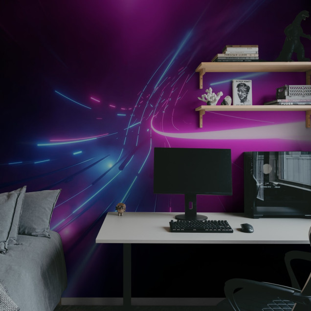 Tapet cu efect 3D - The Speed of Light, Midnight