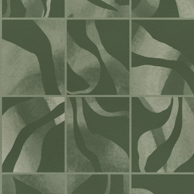 Tapet verde închis cu model abstract