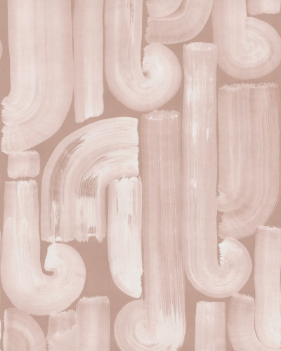 Tapet abstract roz cu design modern