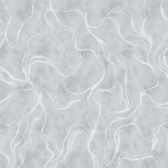 Tapet albastru cu linii curbe într-o sufragerie