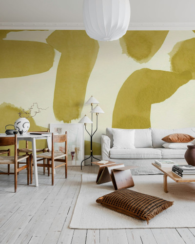 Wiggle Shapes, Yellow, Rebel Walls