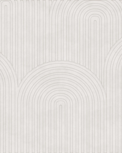 Tapet bej cu design de arce într-un interior modern