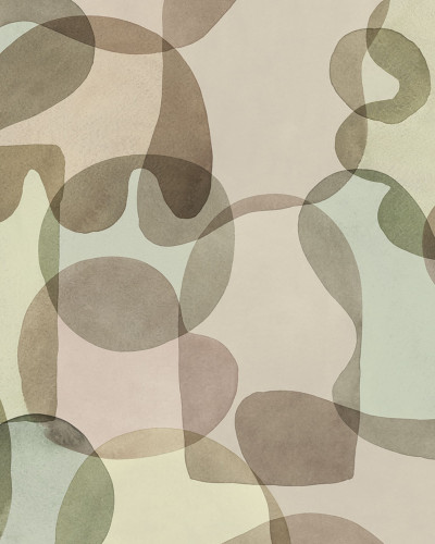 Tapet abstract in tonuri pastelate
