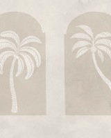 Palm Arches, Beige, Rebel Walls