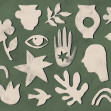 Symbolic, Green & Beige, Rebel Walls