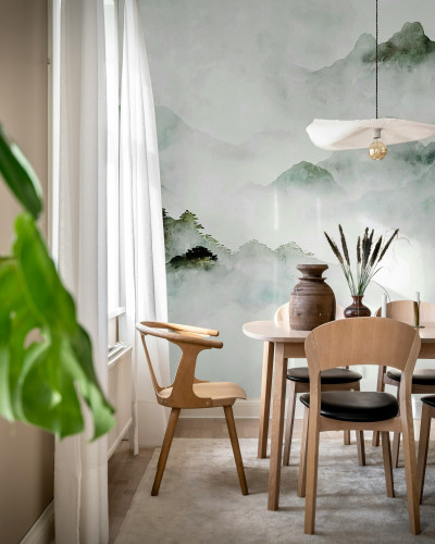 Serene Mountains, Green, Rebel Walls