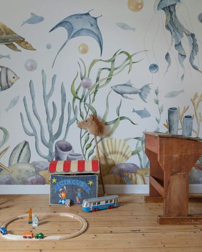 Ocean World, Pastel, Rebel Walls
