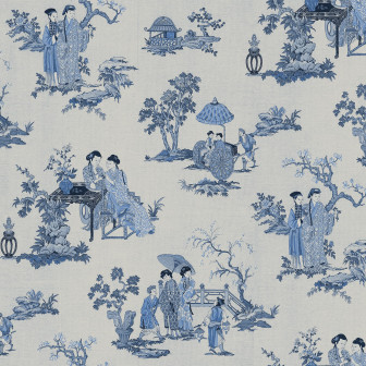 Toile Conversation, Blue, Rebel Walls