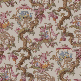 Dragon Tree Bloom, Beige, Rebel Walls