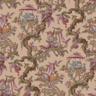 Dragon Tree Bloom, Peach, Rebel Walls