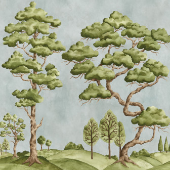 Poetic Trees, Light Blue, Rebel Walls