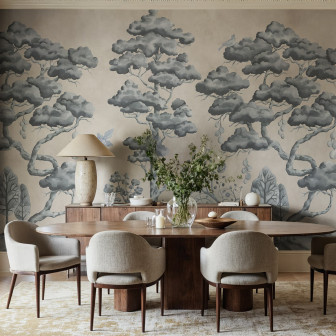 Forest Poem, Blue, Rebel Walls