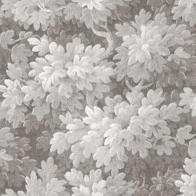 Tapet decorativ cu motiv floral vintage, tonuri de gri