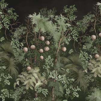 Tropical Bush, Dark Green, Rebel Walls