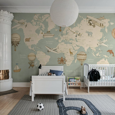Playful World, Blue, Rebel Walls