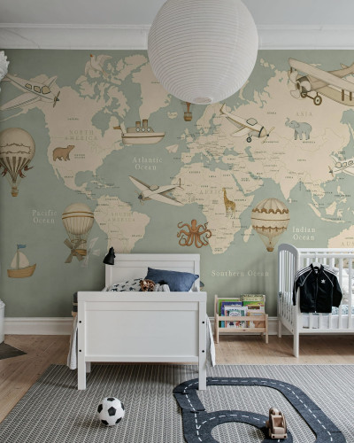 Playful World, Blue, Rebel Walls