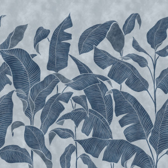 Tropical Breeze, Blue, Rebel Walls