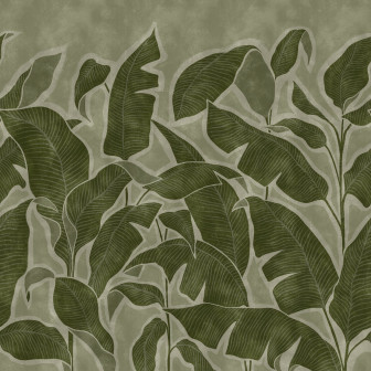 Tropical Breeze, Green, Rebel Walls