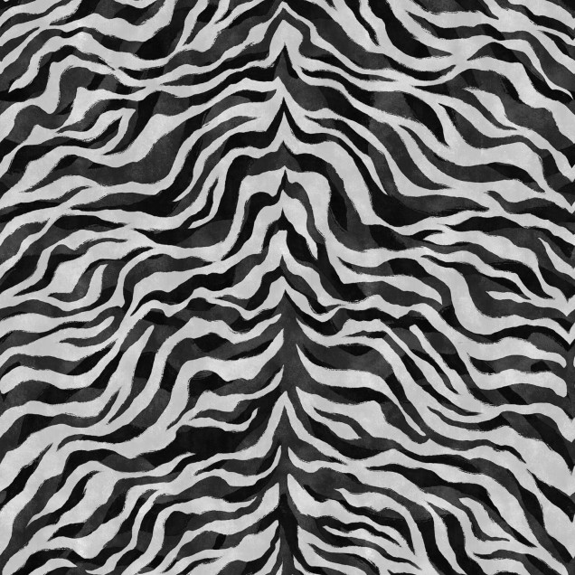 Tapet abstract alb-negru în living modern