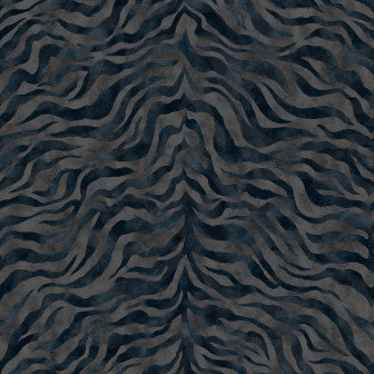 Tapet abstract albastru în dormitor