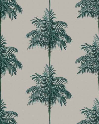 Palm Stripes, Blue, Rebel Walls