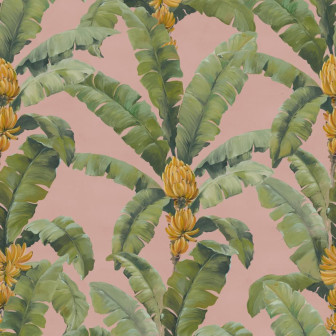 Banana Leaf, Pink, Rebel Walls