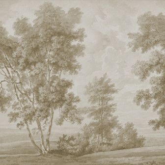 Tree on the Hill, Beige, Rebel Walls