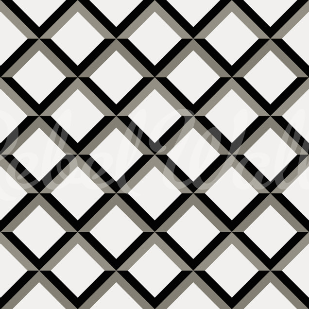 Tapet cu model geometric în nuanțe de gri