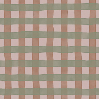 Gingham, Pink, Rebel Walls
