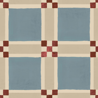 Bold Grid, Light Blue, Rebel Walls
