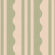 Wavy Stripe, Light Green, Rebel Walls