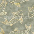 Koi Pond, Green, Rebel Walls