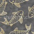 Koi Pond, Black, Rebel Walls