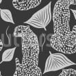 Whimsy Leopard, Black, Rebel Walls