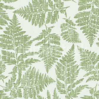 Fern Print, Green, Rebel Walls