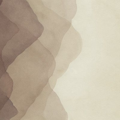 Watercolor Vertical, Brown, Rebel Walls